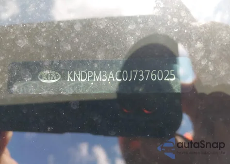 2018 Kia Sportage Lx z USA, uszkodzony, nr VIN KNDPM3AC0J7376025